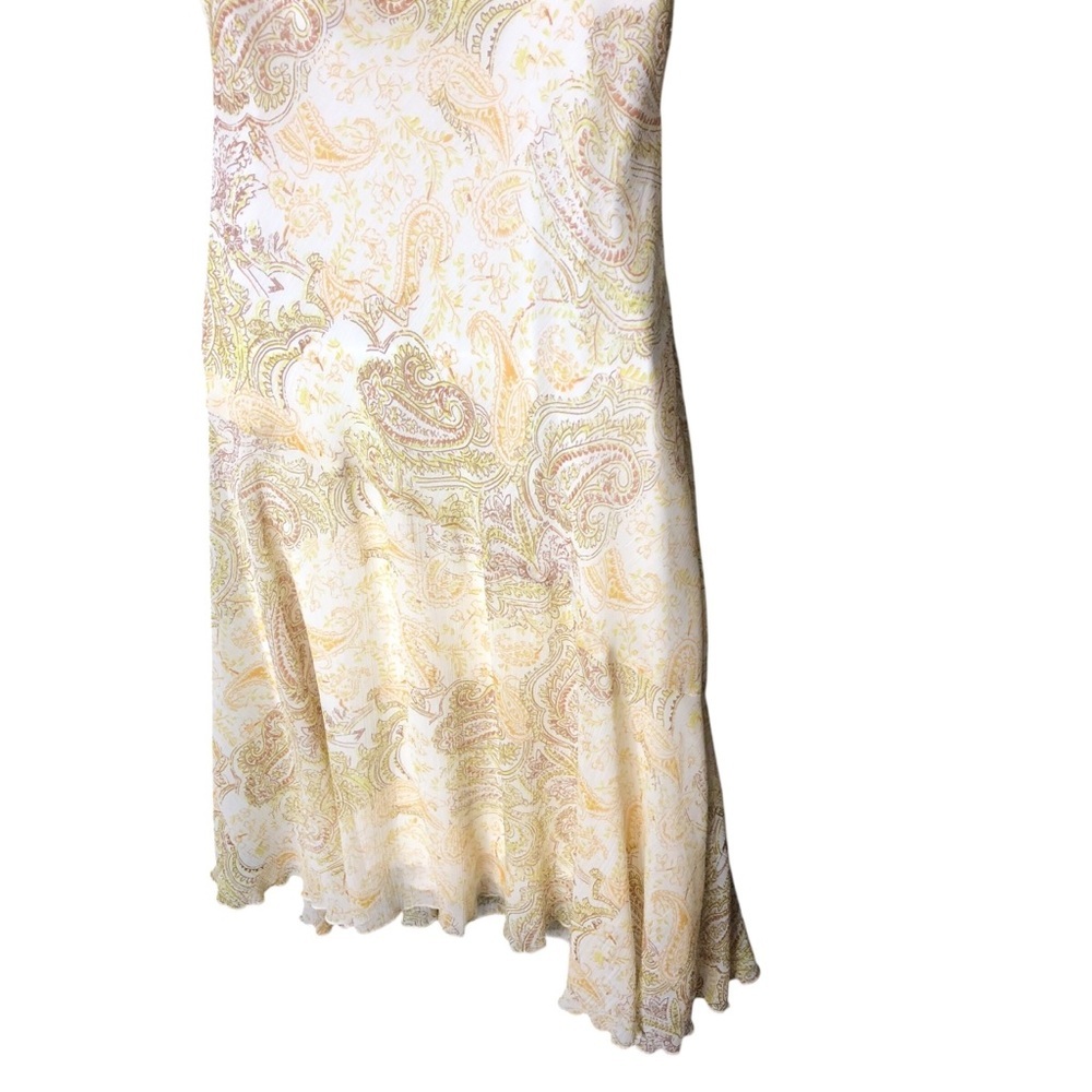 Vintage 90's Y2K Studio Y Fairycore Empire Waist Paisley Asymmetric ASO Alt Rory - Picture 9 of 10